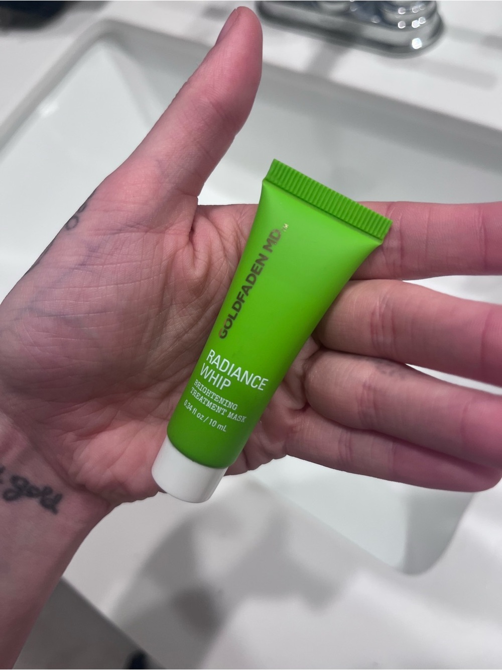 Goldfaden MD Radiance Whip Brightening Mask - Green